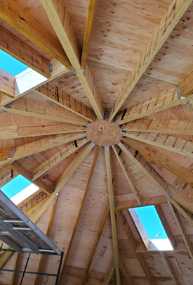 inside the dome